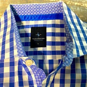 TailorByrd Collection Mens Large Button Down Shirt